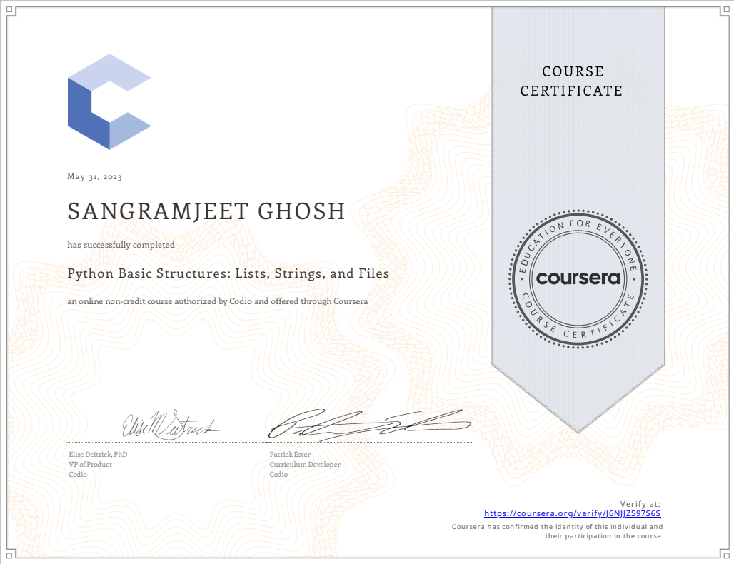 Advanced Machine Learning
